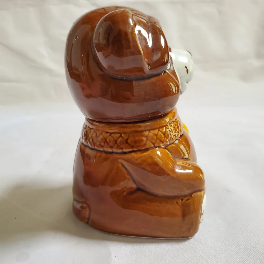 Vintage Teddy Bear Honey Jar